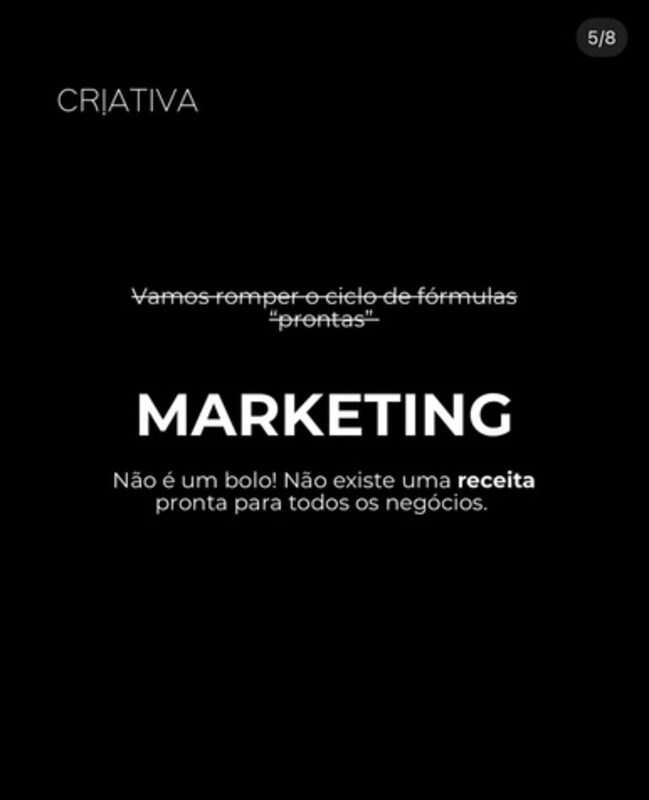 Post da Criativa: Marketing não é um bolo, não existe receita pronta