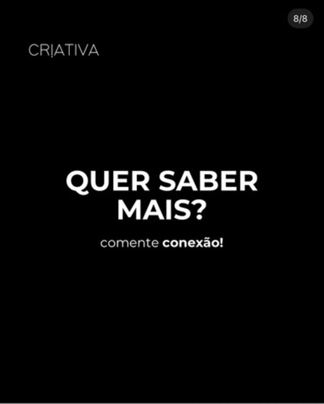 Post da Criativa: Quer saber mais? Comente conexão