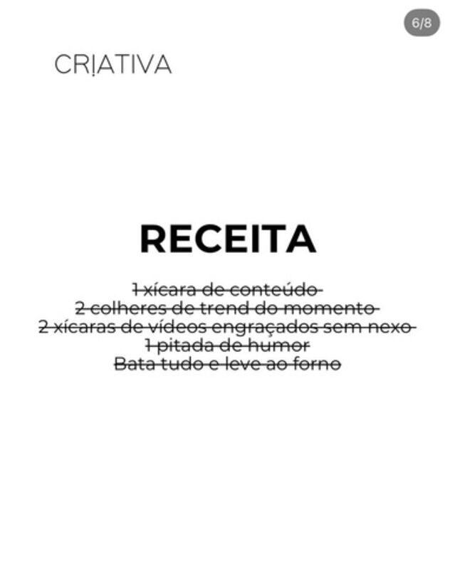 Post da Criativa: a receita riscada do conteúdo genérico