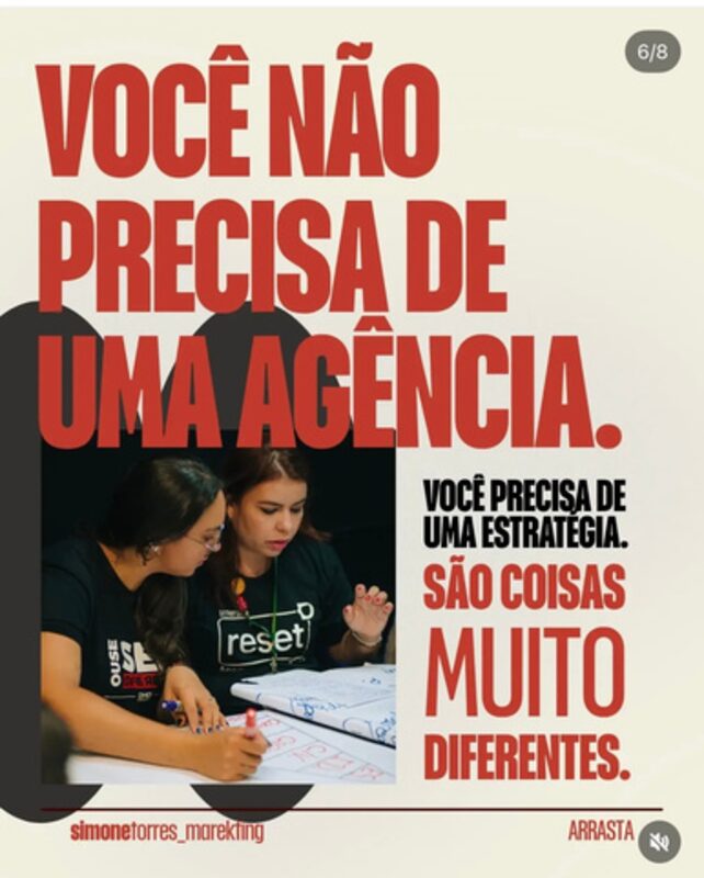 Post: Você não precisa de uma agência, precisa de uma estratégia